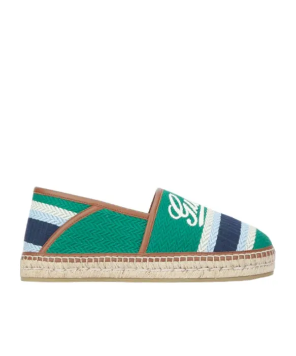 Gucci Script Slip-On Espadrilles
