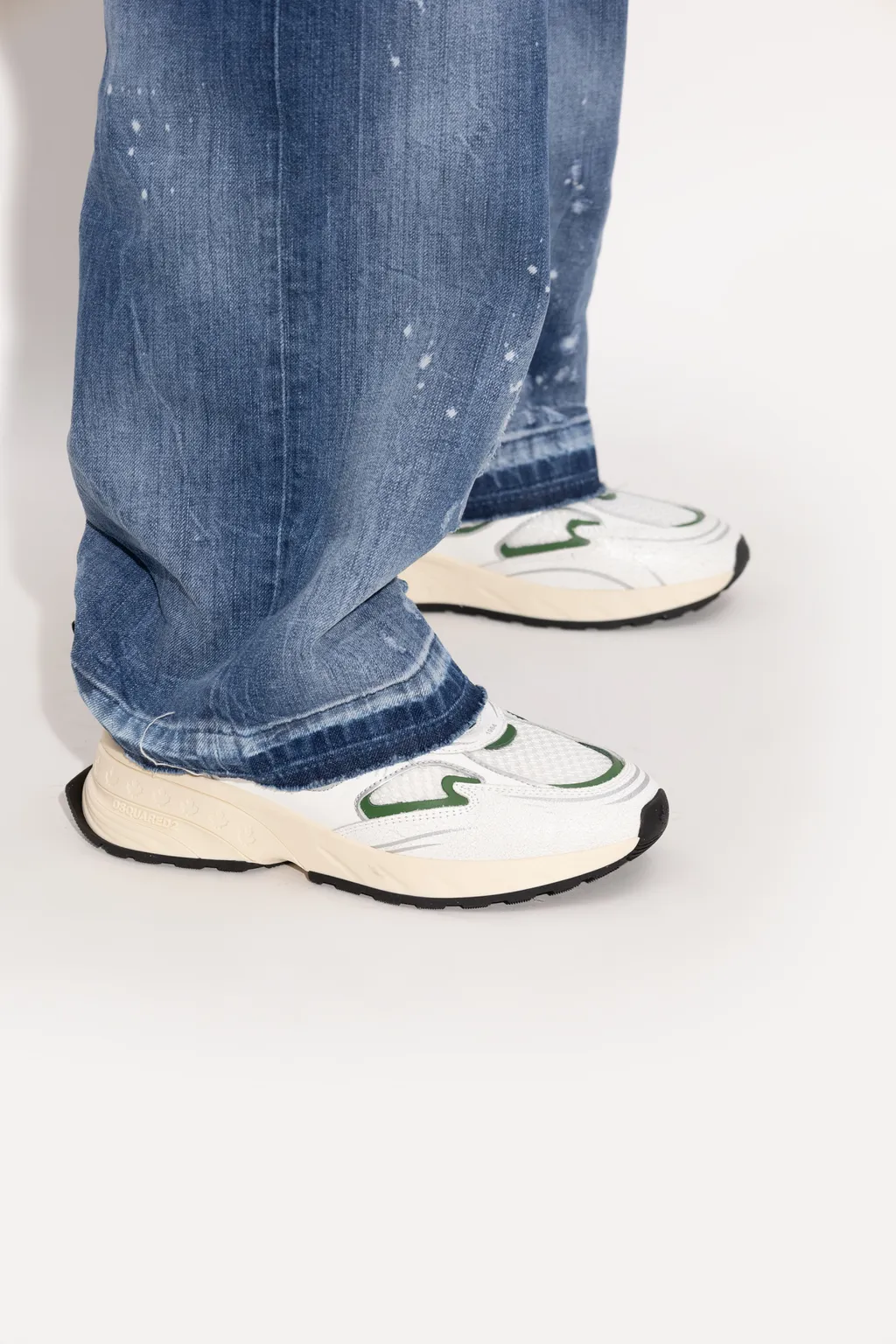 Leaf-Detail Sneakers