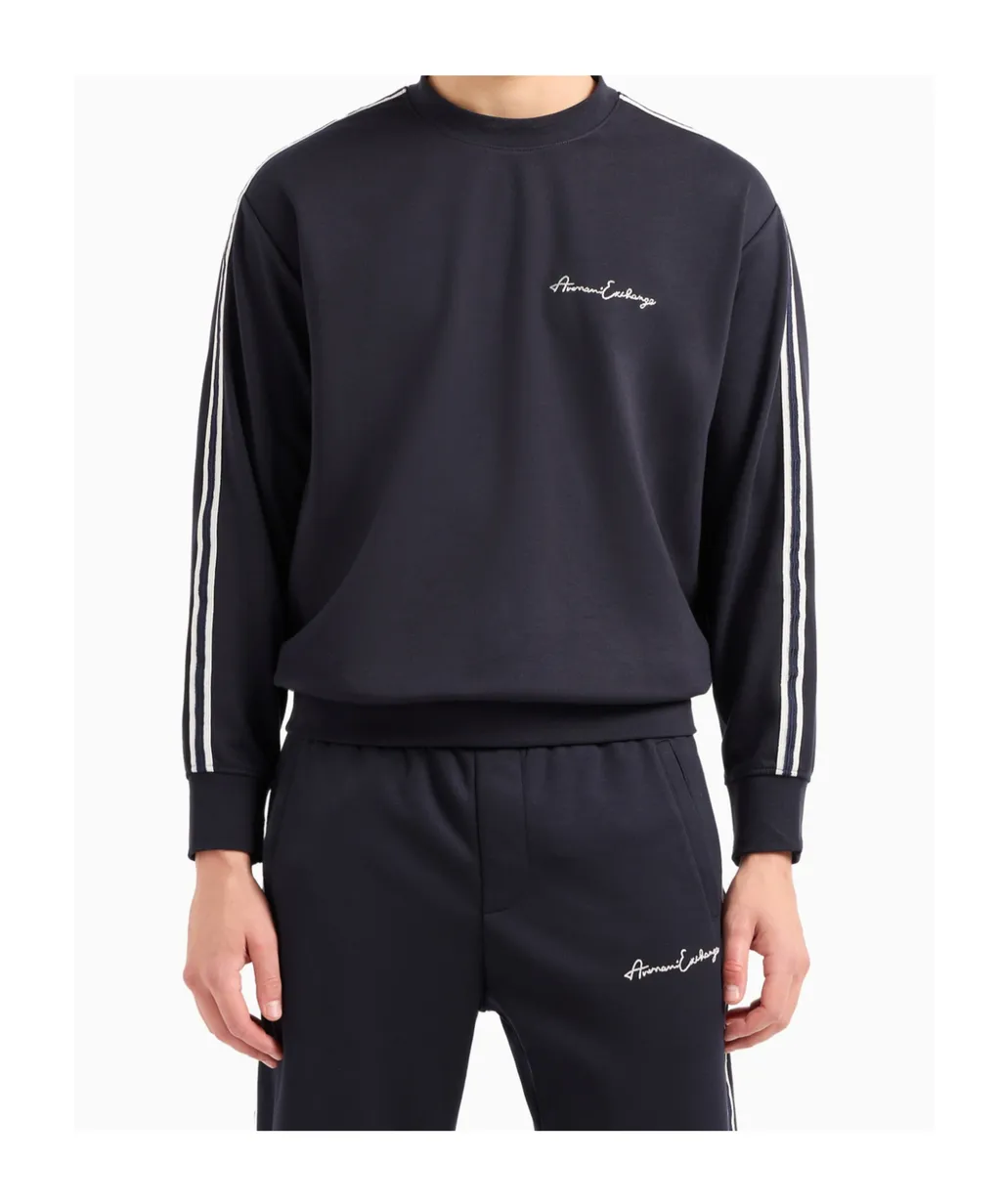 Side-Stripe Long-Sleeve T-Shirt