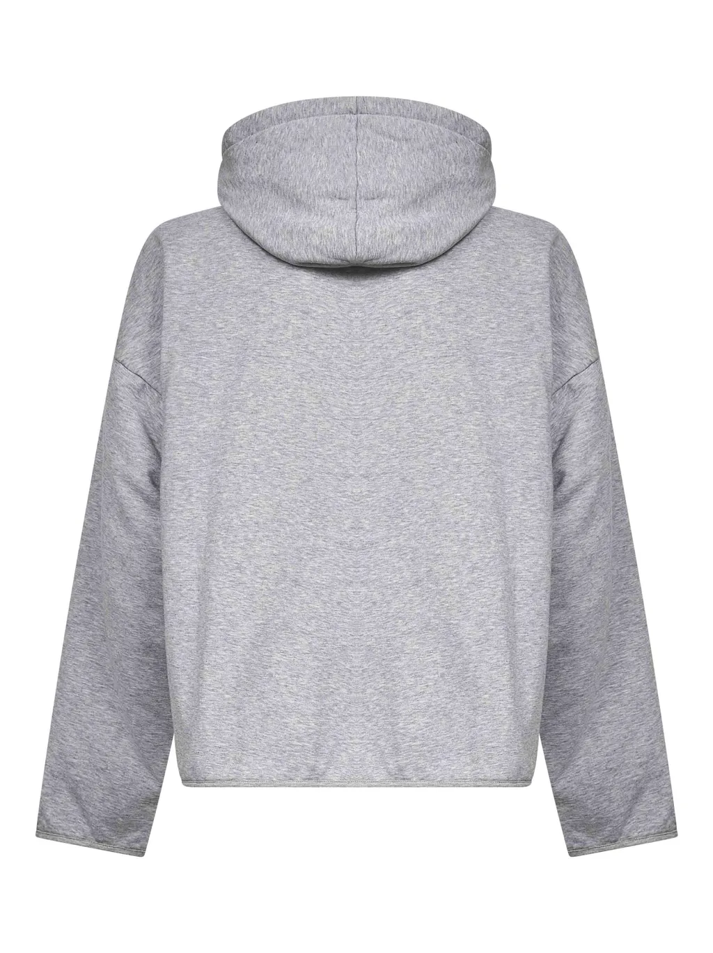 Dropped-Shoulder Hooded Sweatshirt