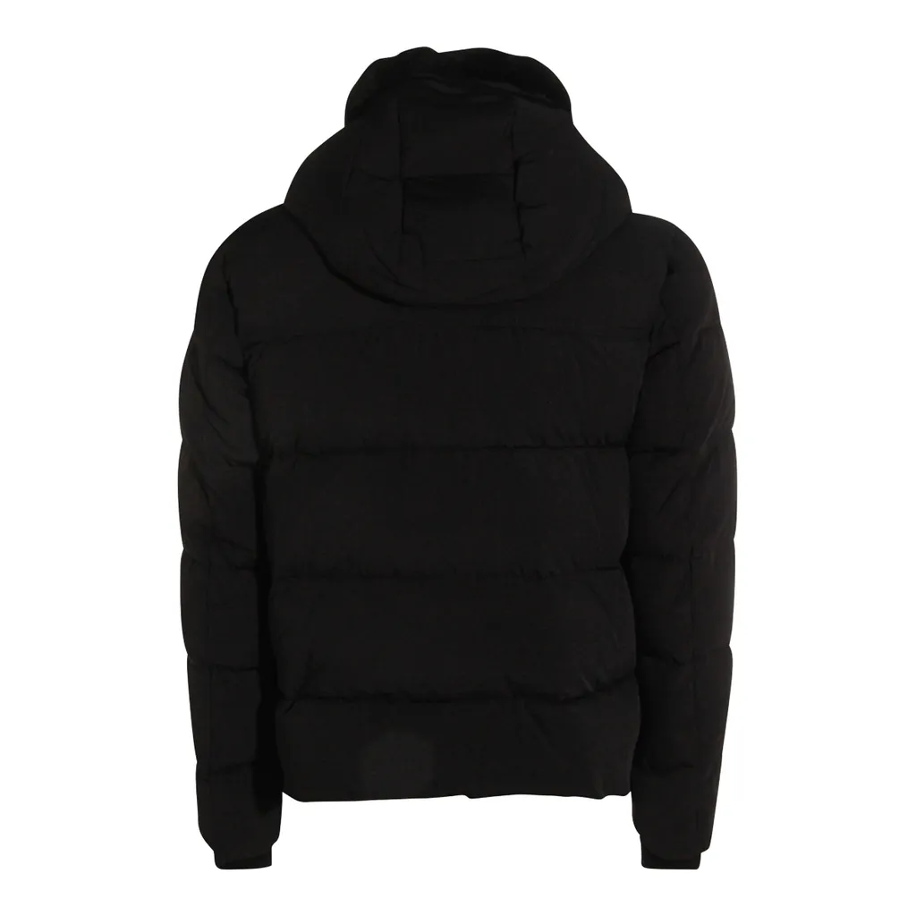 Hooded Flap-Pocket Jacket