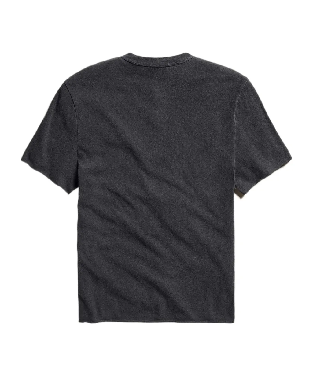 James Perse Slub Jersey Short Sleeve Henley T-Shirt