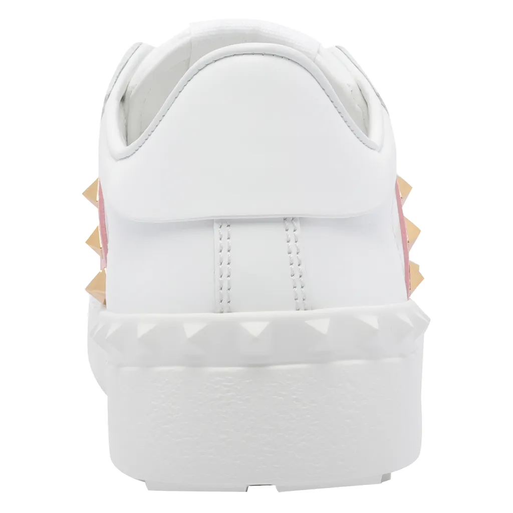 Stud-Embellished Lace-Up Sneakers