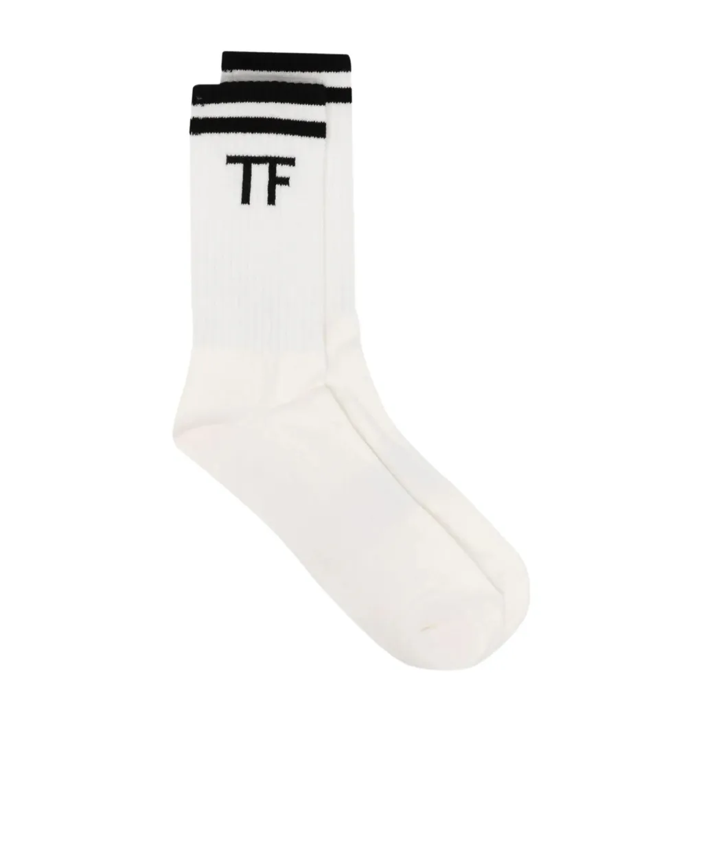 Tom Ford Logo Intarsia Socks