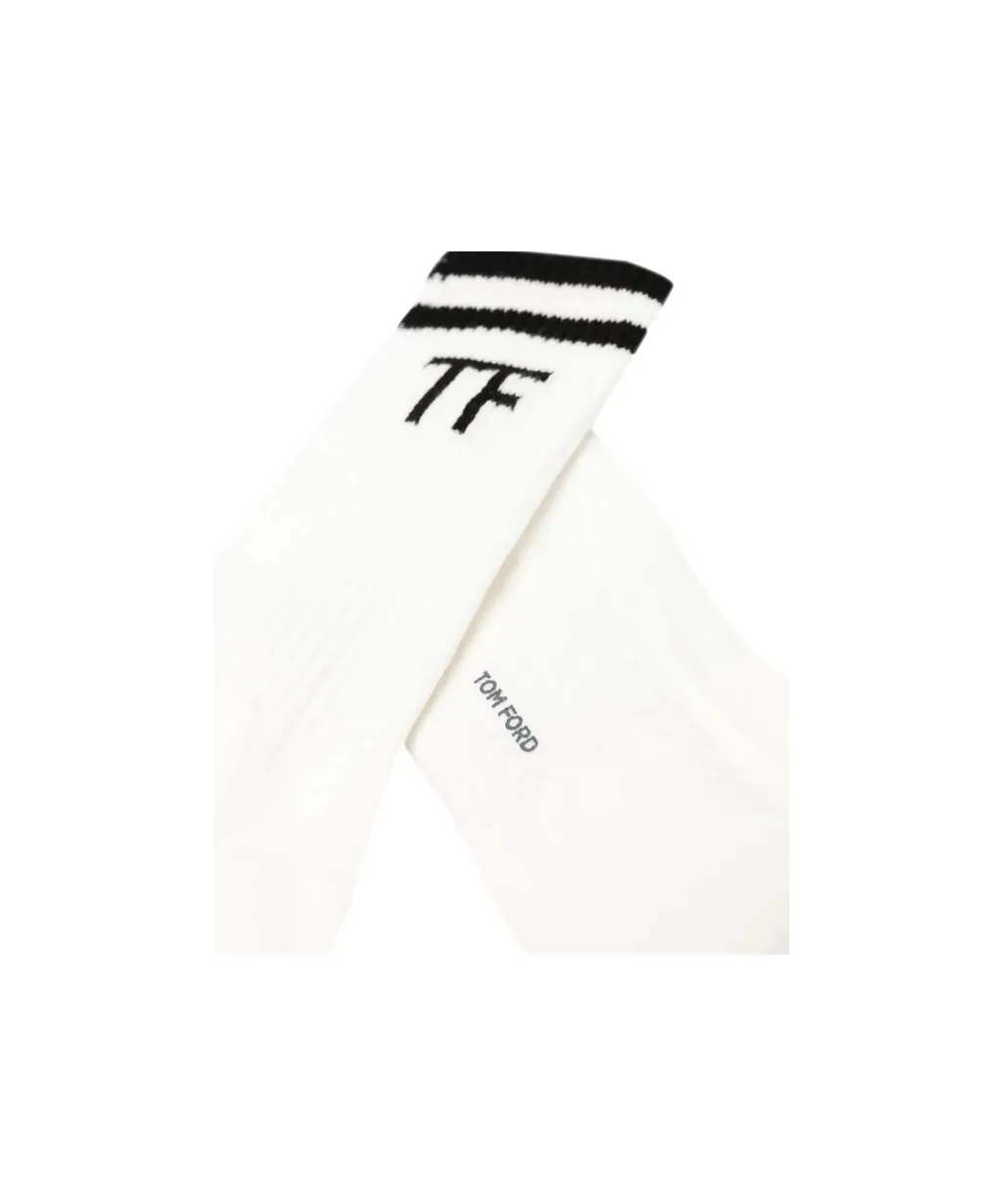 Tom Ford Logo Intarsia Socks