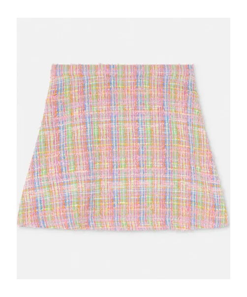 Tweed A-Line Skirt