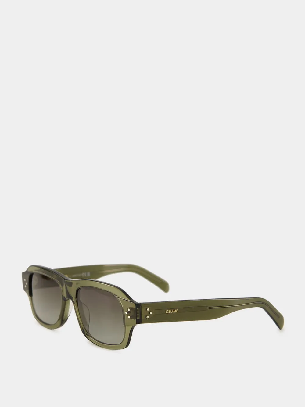Black Frame 61 Sunglasses In Acetate