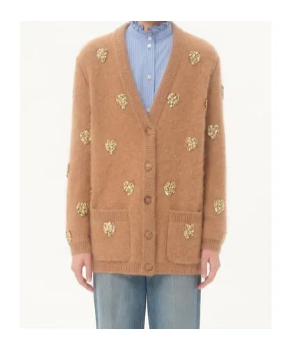 Valentino Embroidered Knitted Cardigan
