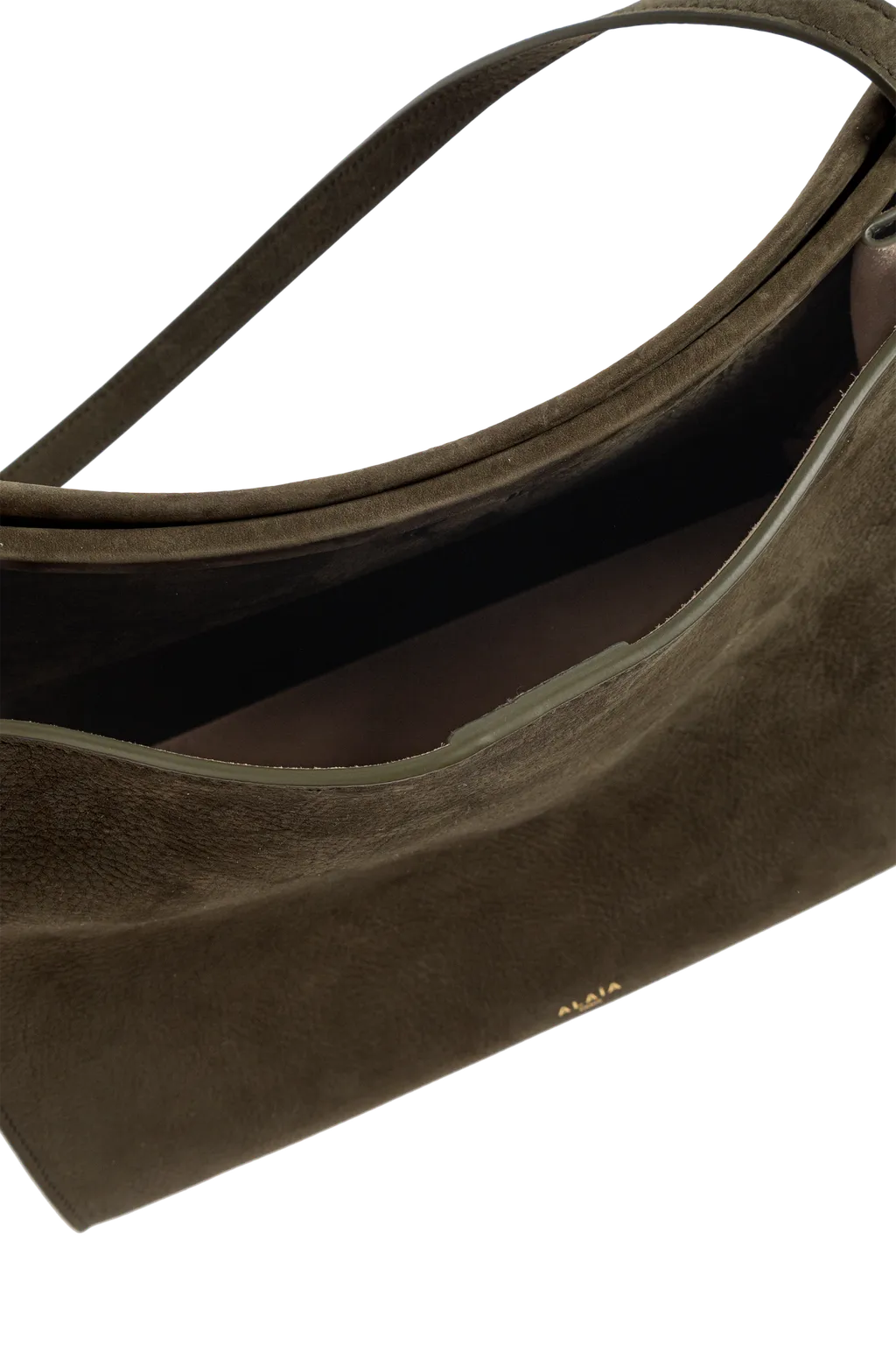 Medium Le Click Suede Shoulder Bag