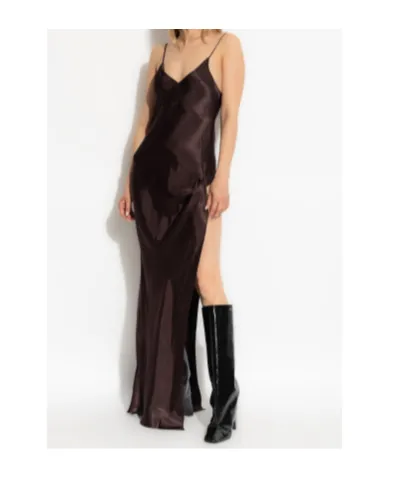 Side-Slit Slip Maxi Dress