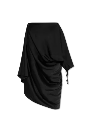 Draped Asymmetrical Dress