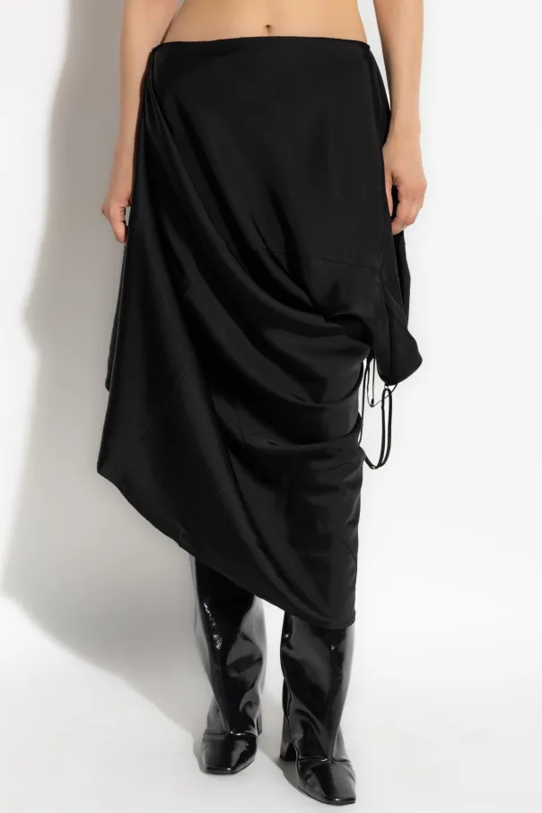 Draped Asymmetrical Dress