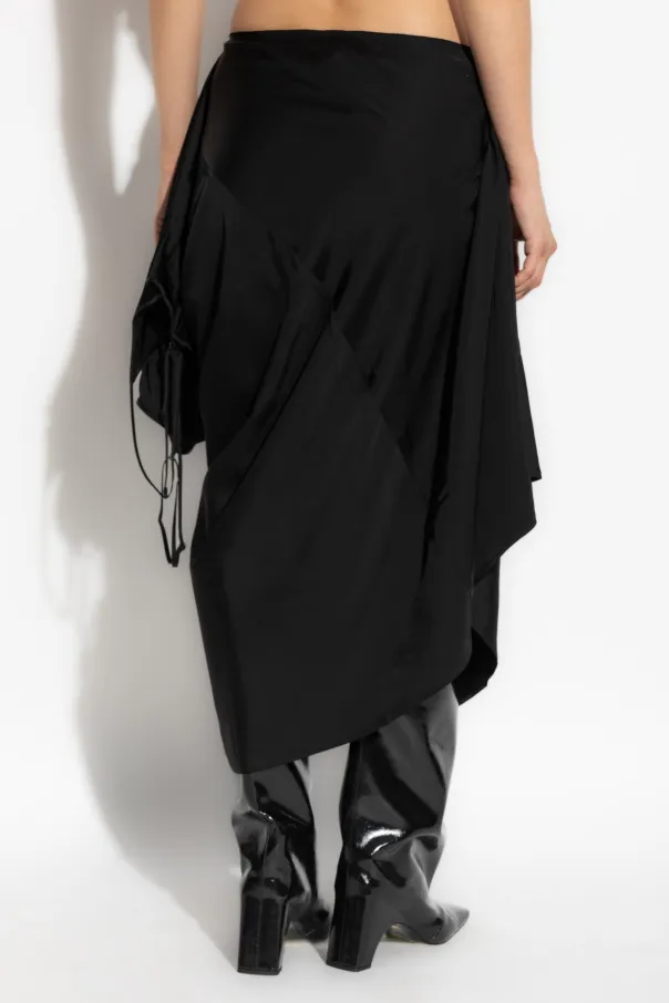 Draped Asymmetrical Dress