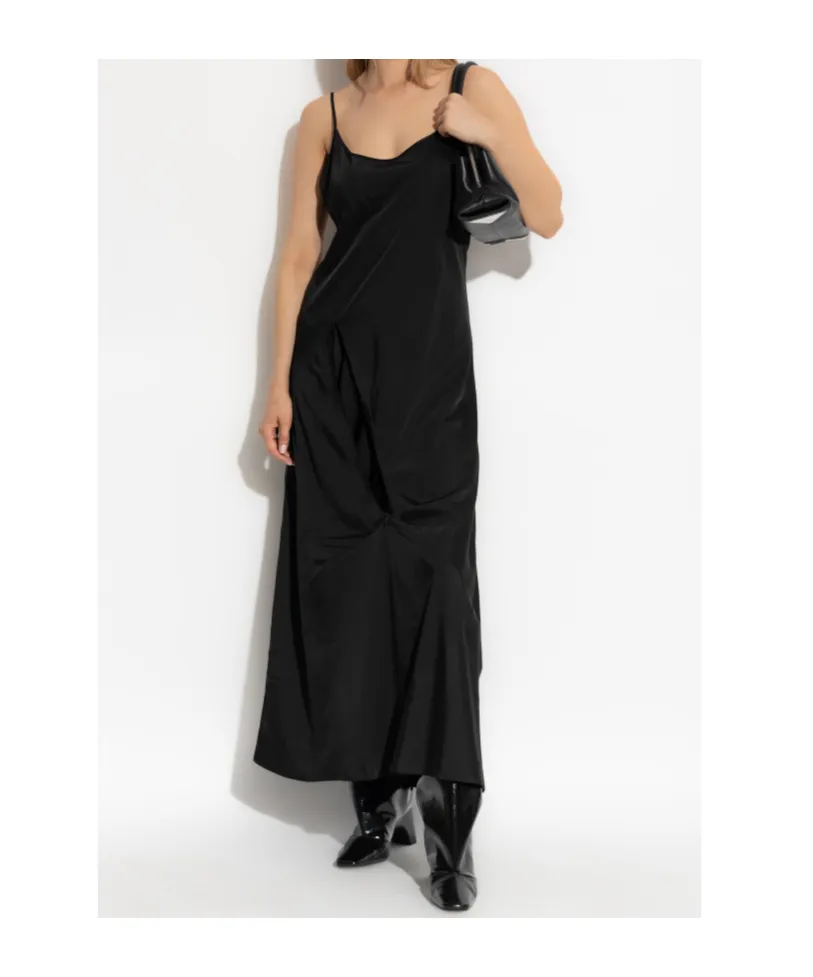 Draped Asymmetrical Dress