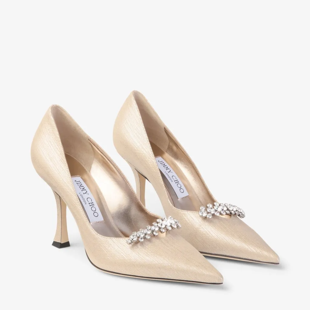 90Mm Belinda Crystal-Embellished Pumps