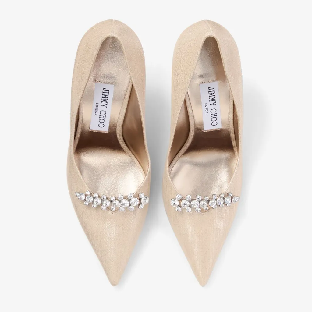 90Mm Belinda Crystal-Embellished Pumps