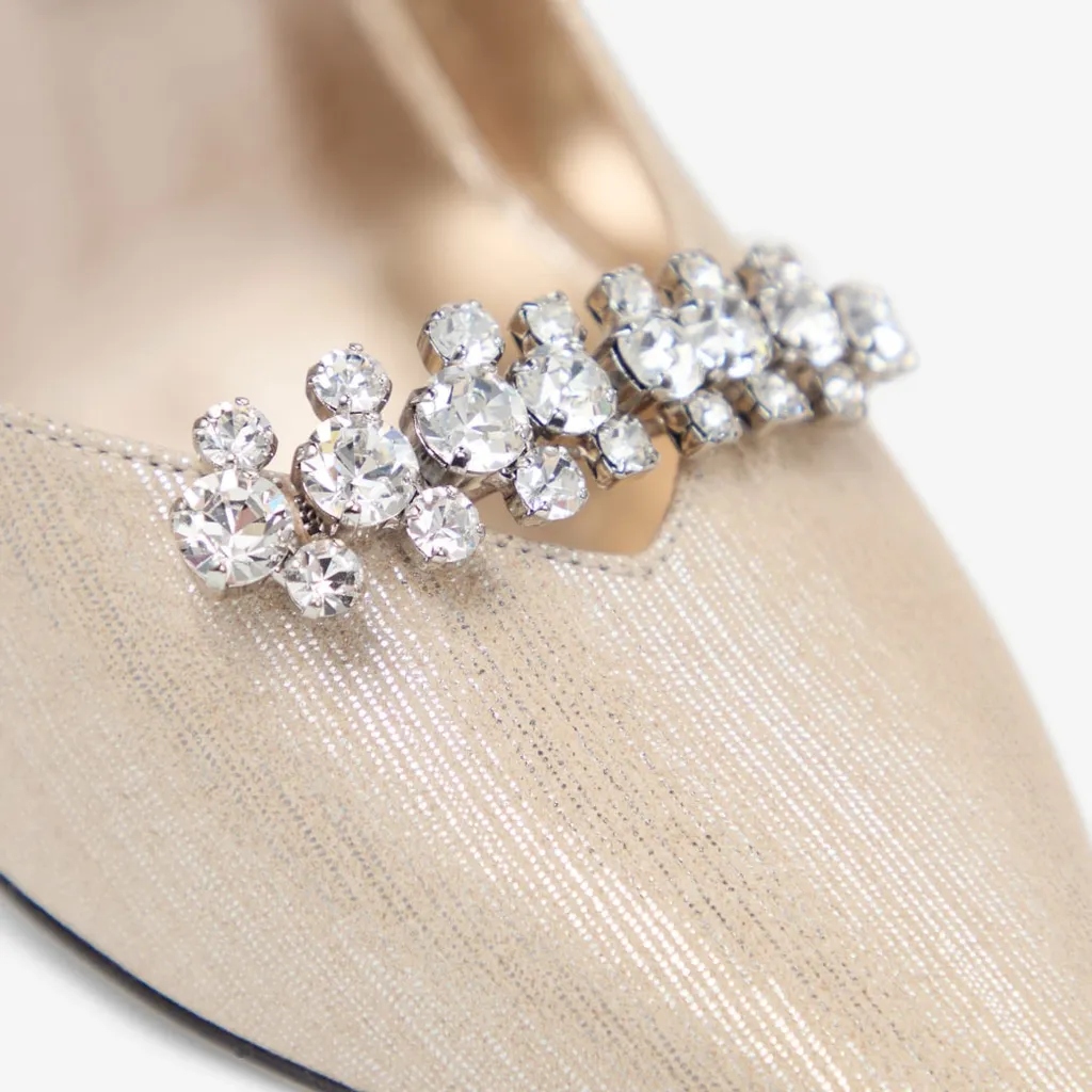 90Mm Belinda Crystal-Embellished Pumps