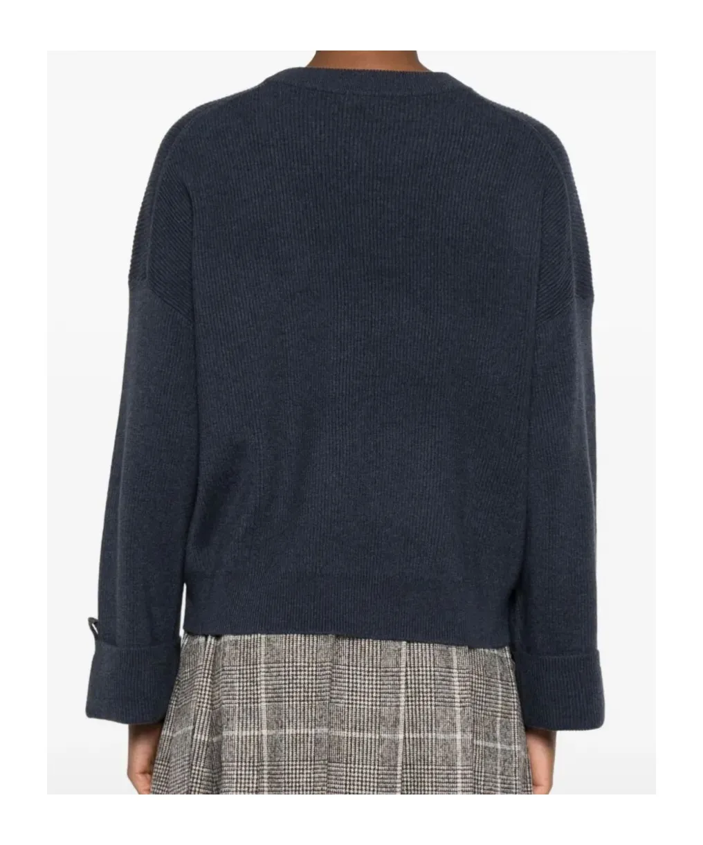 Cuff-Detail Sweater