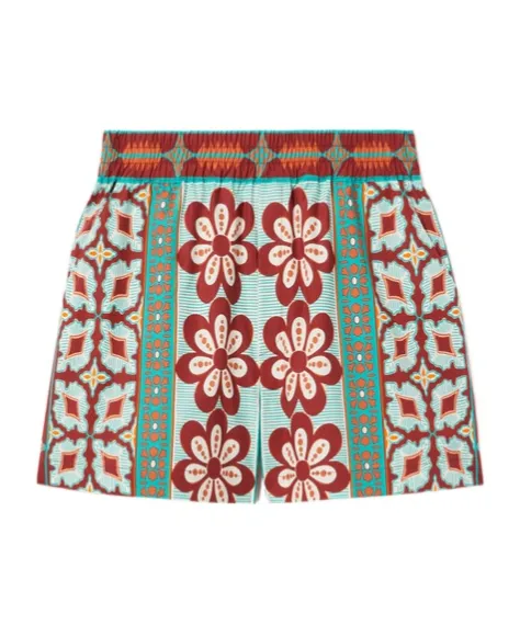 Floral-Print Shorts