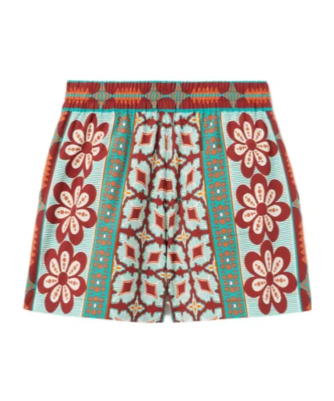 Floral-Print Shorts