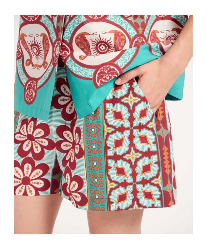 Floral-Print Shorts