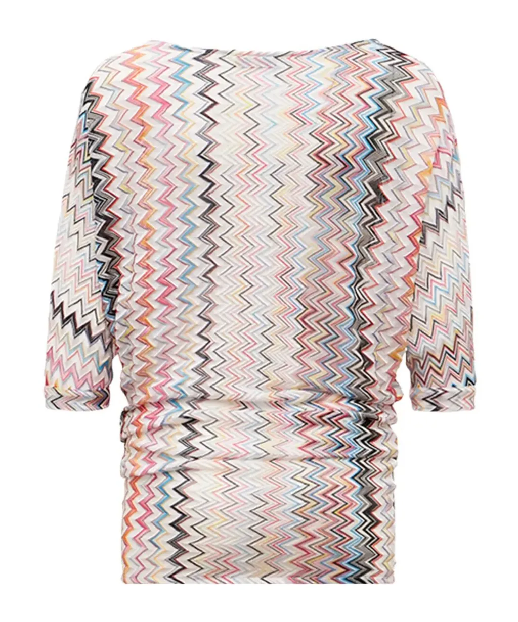 Missoni Zig-Zag Pattern Knitted Top