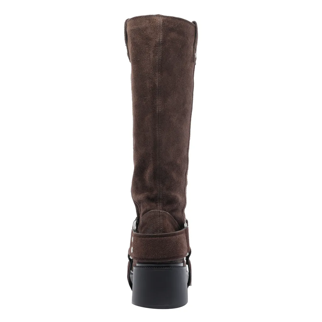 Squared Toe Heeled Boots