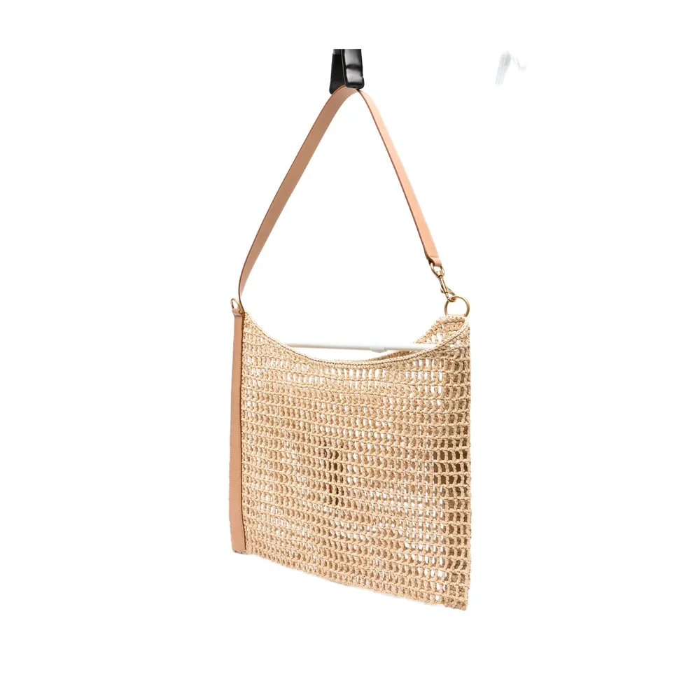 Saint Laurent Oxalis Logo Plaque Shopping Bag