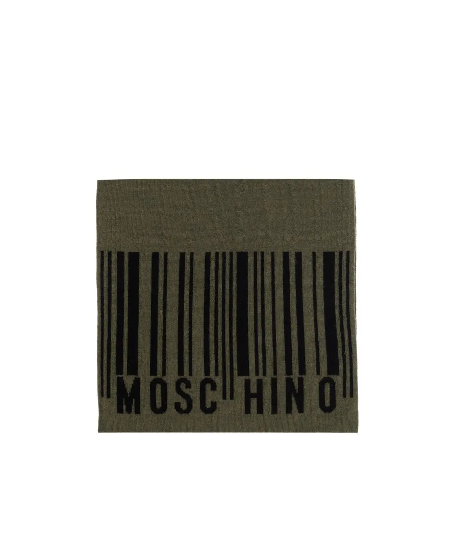 Barcode Wool Scarf