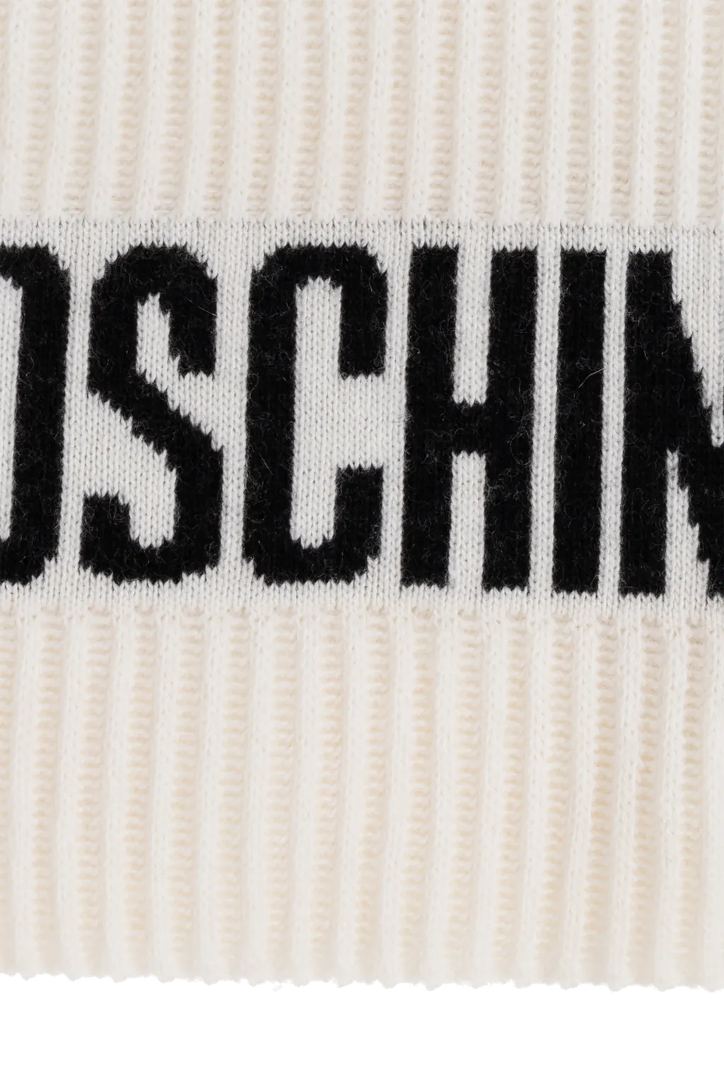 Ribbed Logo Scarf