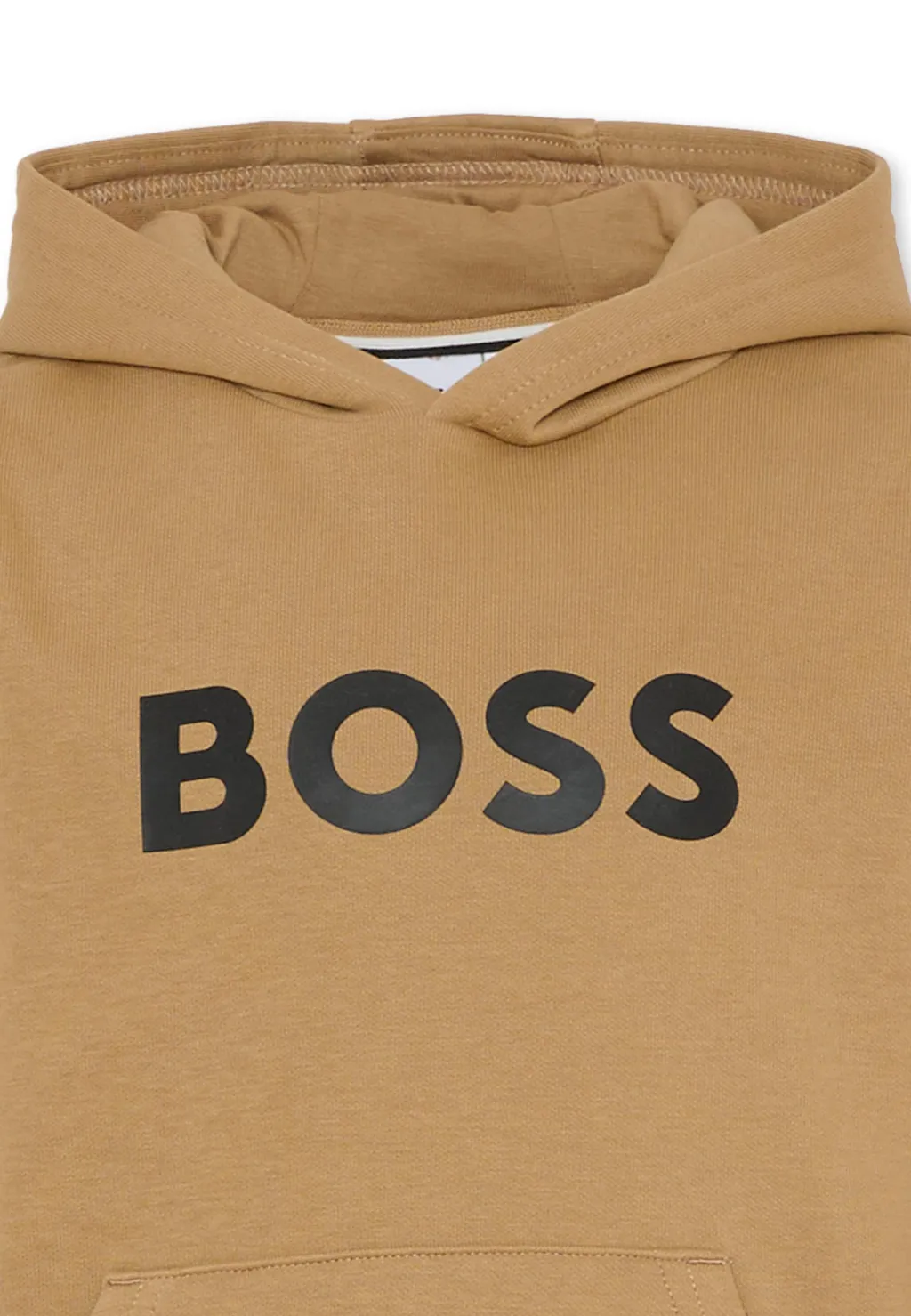 Boss Kids Long Sleeved Logo Printed Hoodie