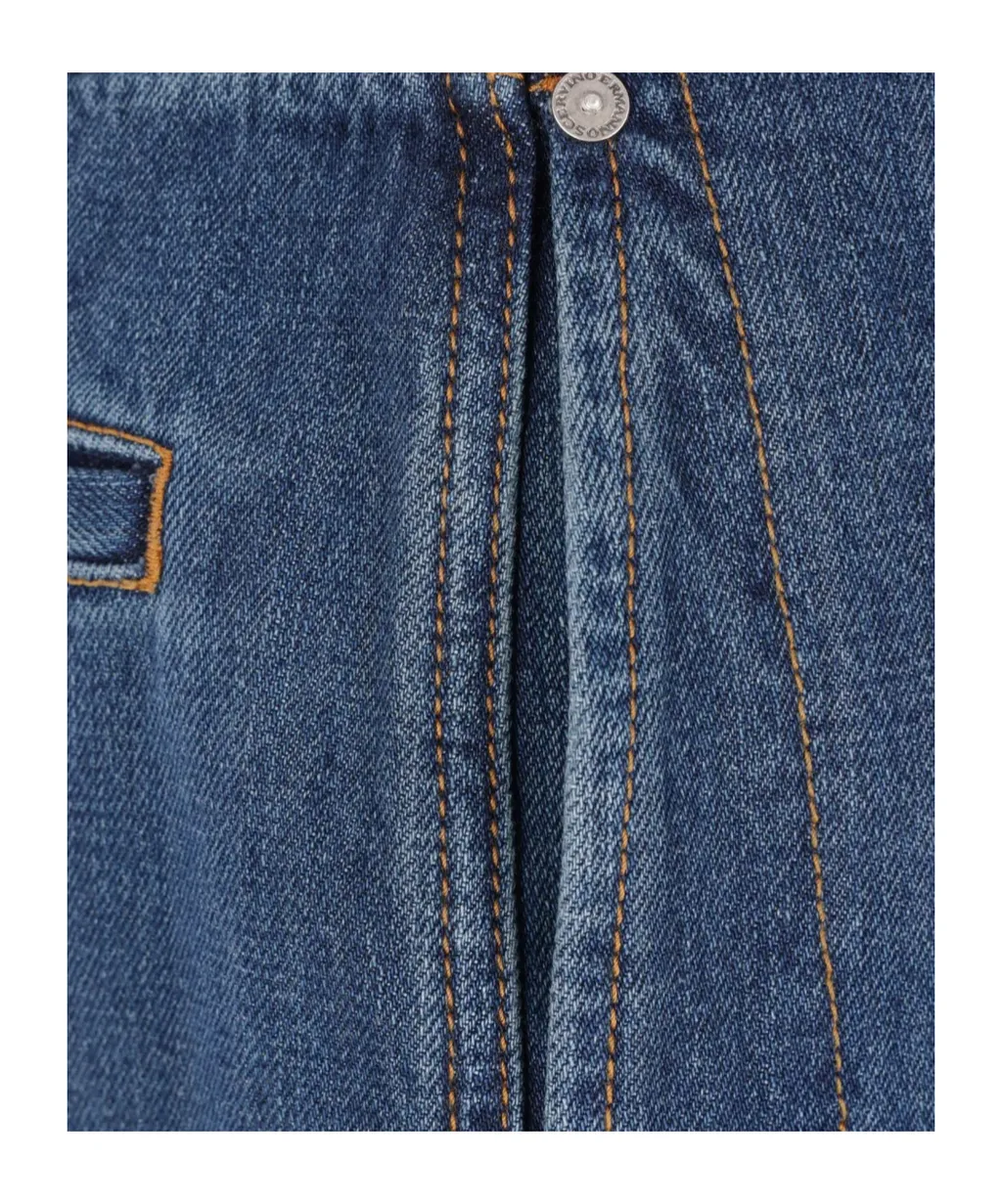 Ermanno Scervino High-Waist Wide-Leg Jeans