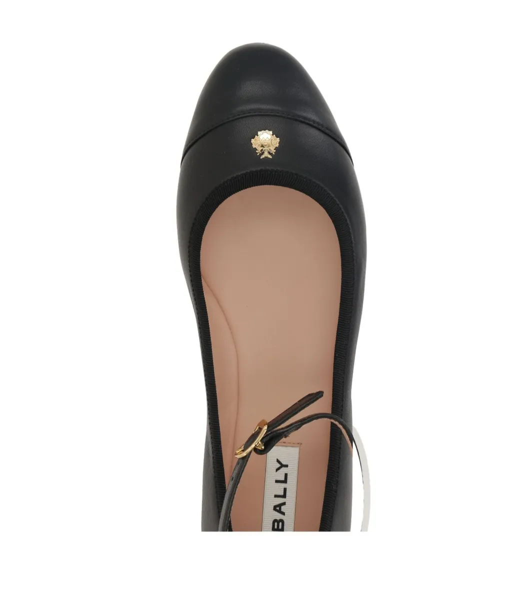 Bally Ankle Strapped Flat Shoes