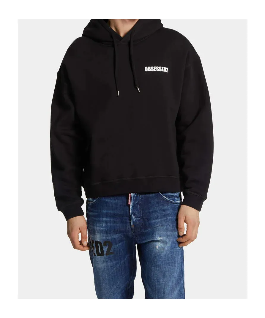 Dsquared2 Logo-Printed Drawstring Hoodie