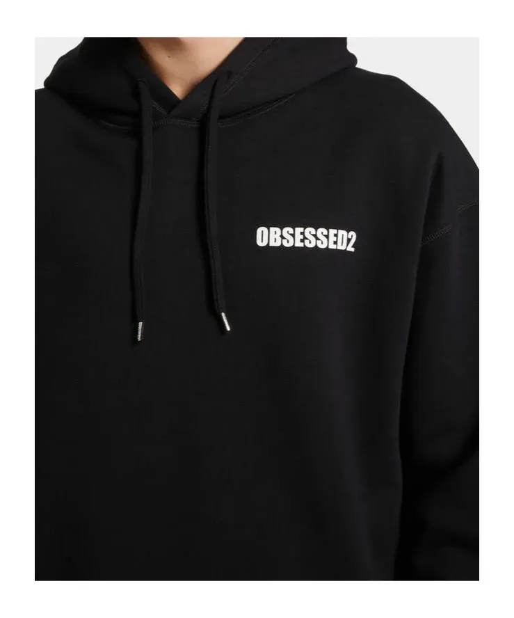 Dsquared2 Logo-Printed Drawstring Hoodie
