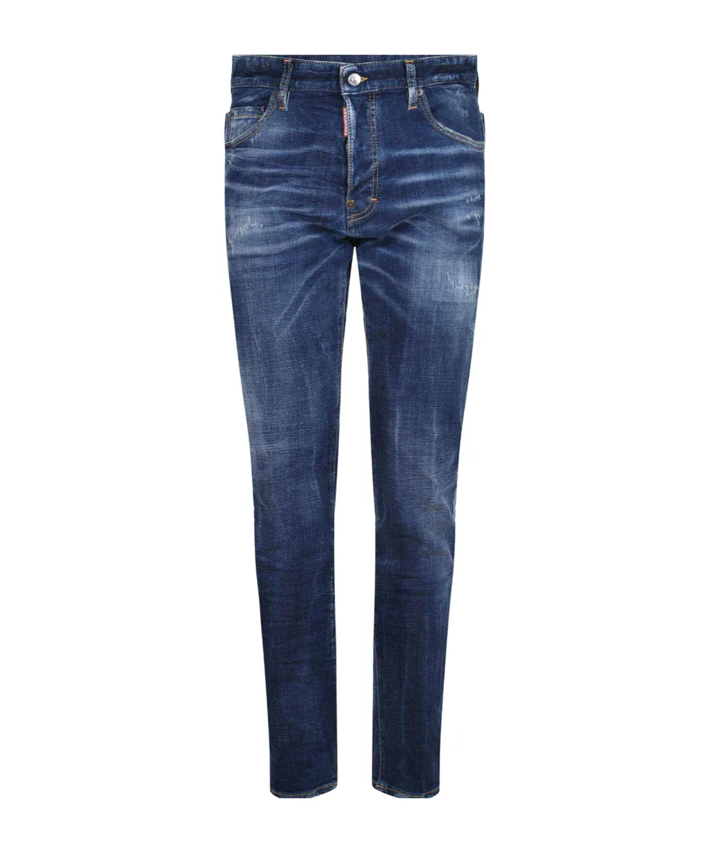 Dsquared2 Straight-Leg Distressed Jeans
