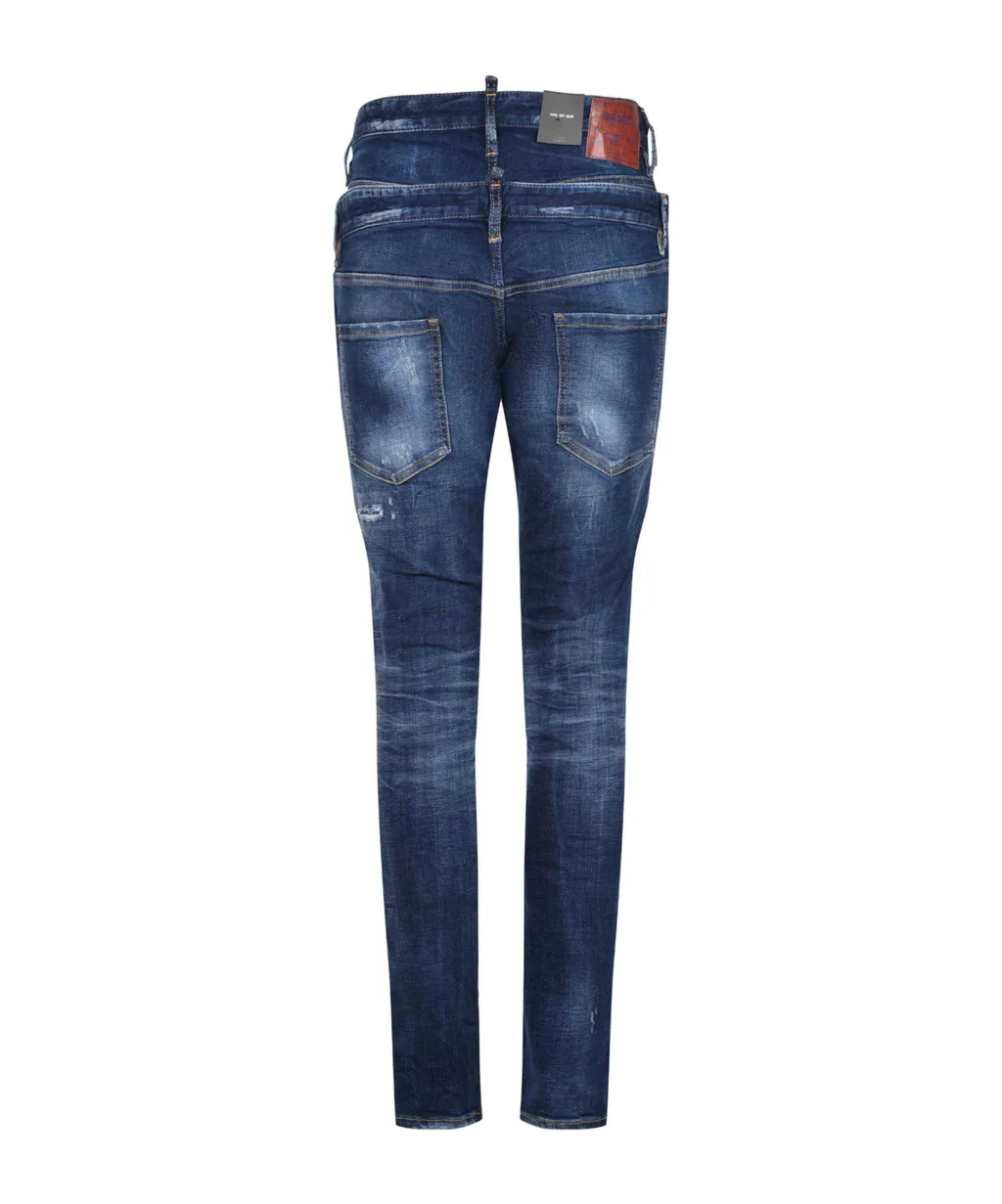 Dsquared2 Straight-Leg Distressed Jeans