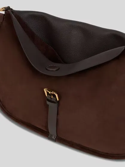 Maxi Suede Pony Bag