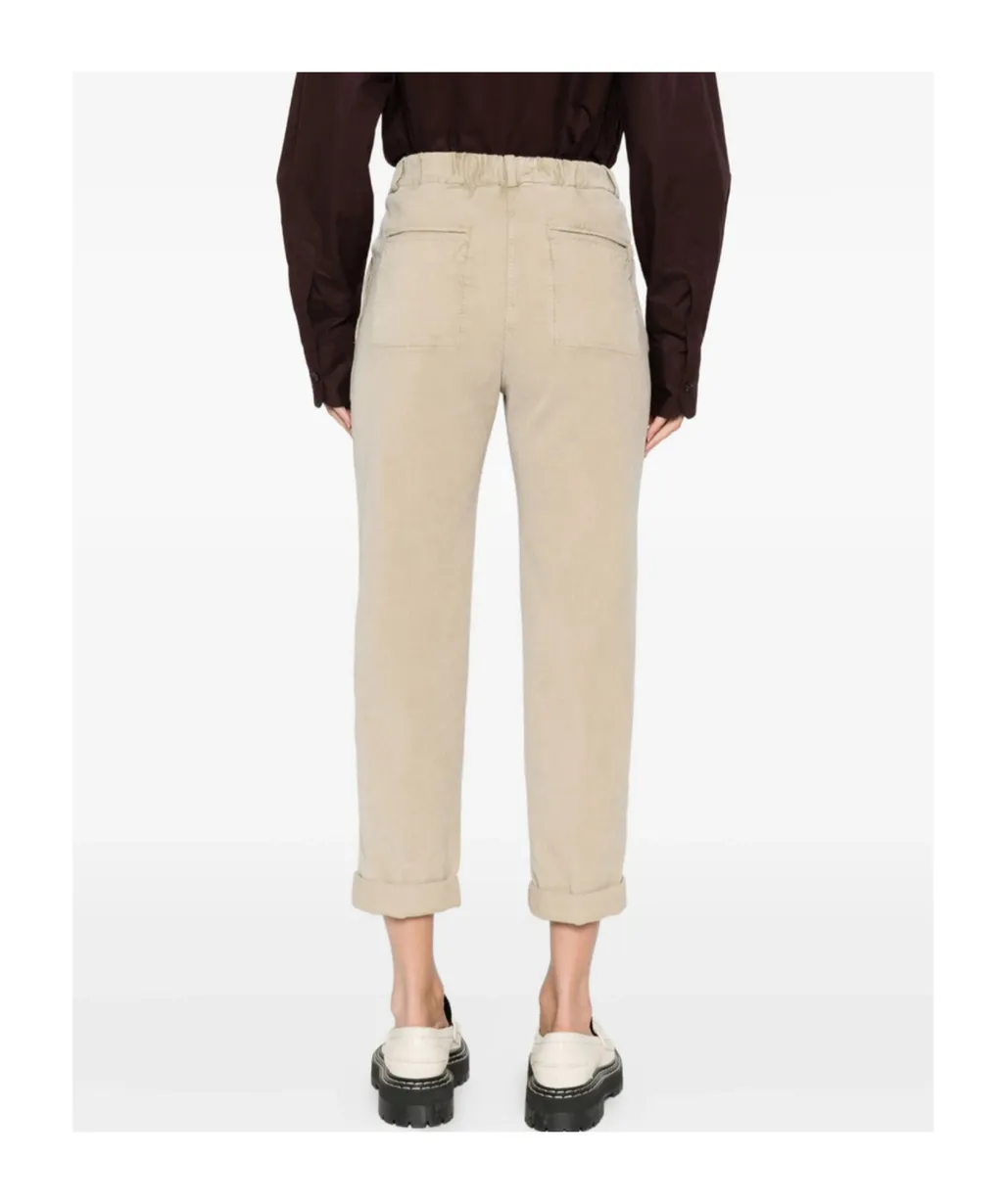 Pleated Cuffed Trousers