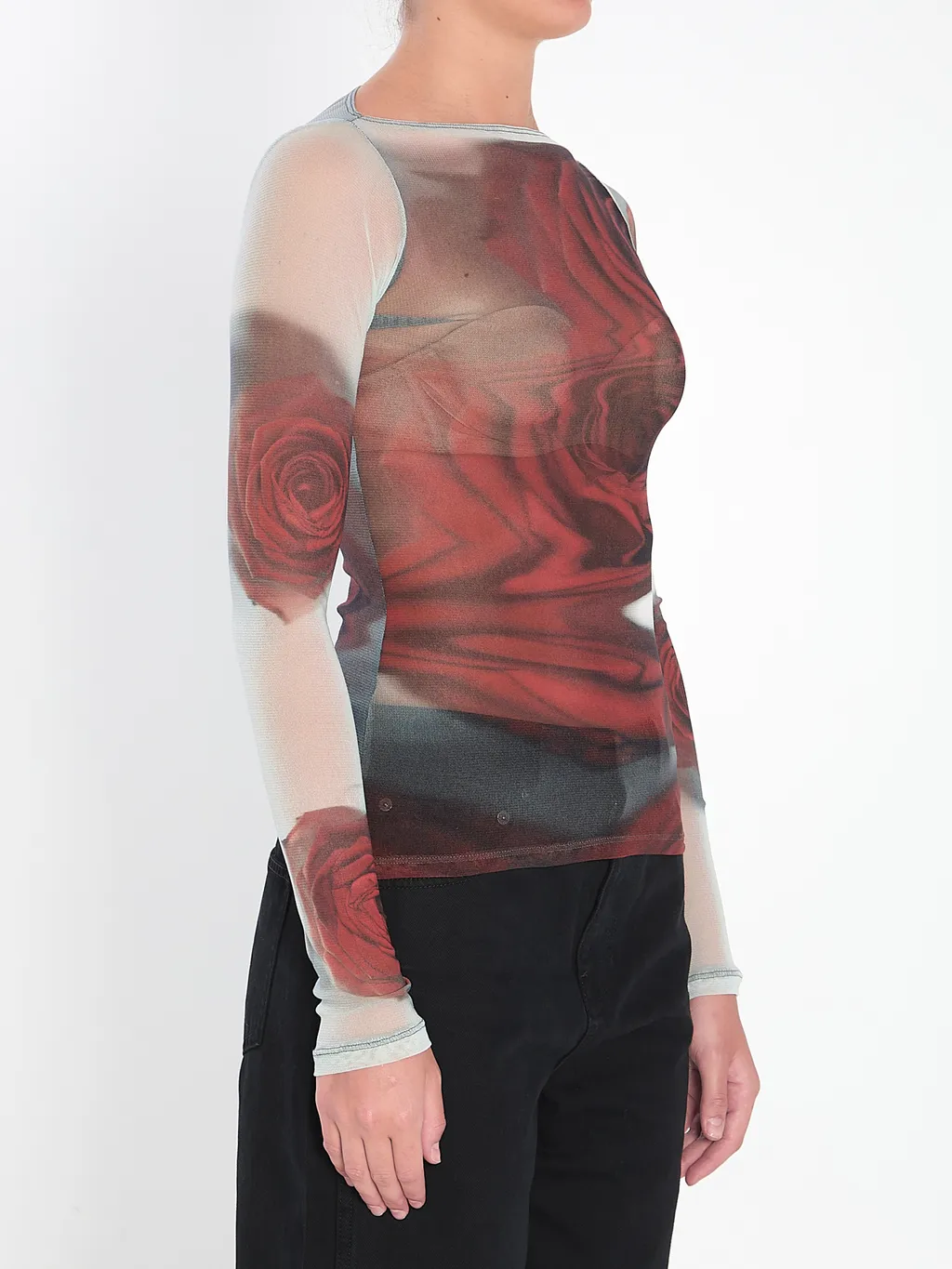 Blurry Roses Top