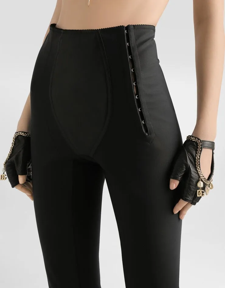 Stretch-Satin Leggings