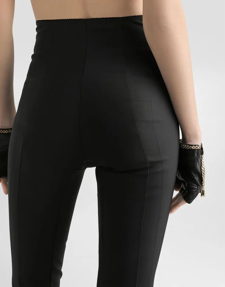 Stretch-Satin Leggings