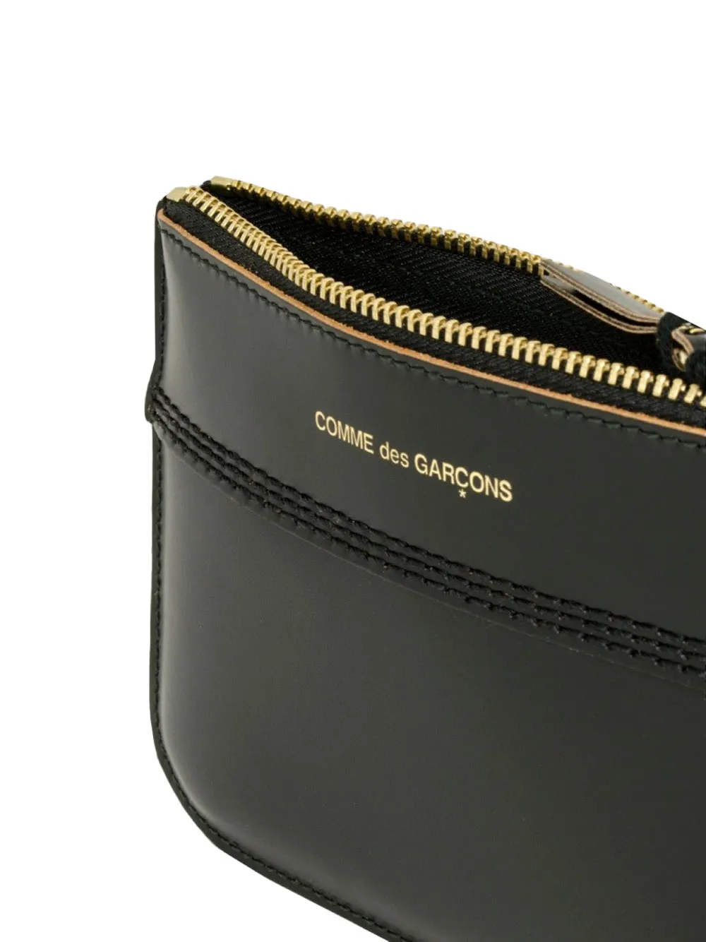 Comme Des GarÇOns Wallet Logo Stamp Small Pouch