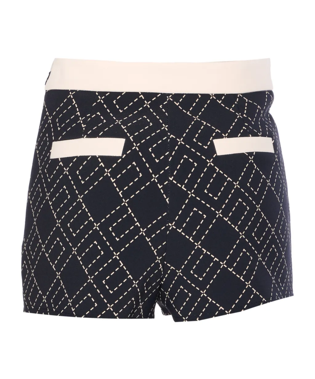 Logo-Motif Welt-Pockets Shorts