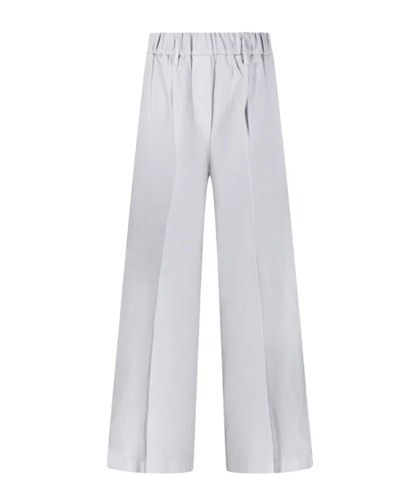 Trousers In Bull Cotton
