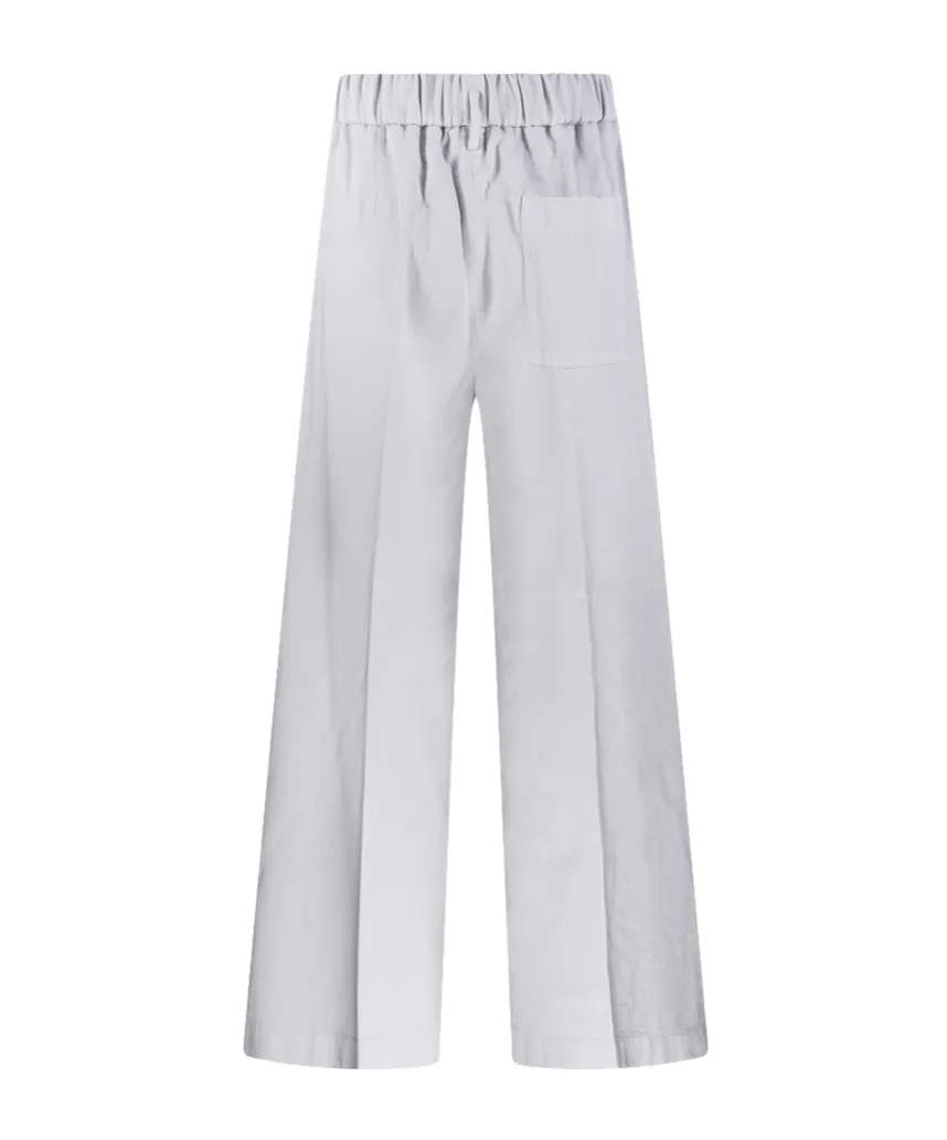Trousers In Bull Cotton