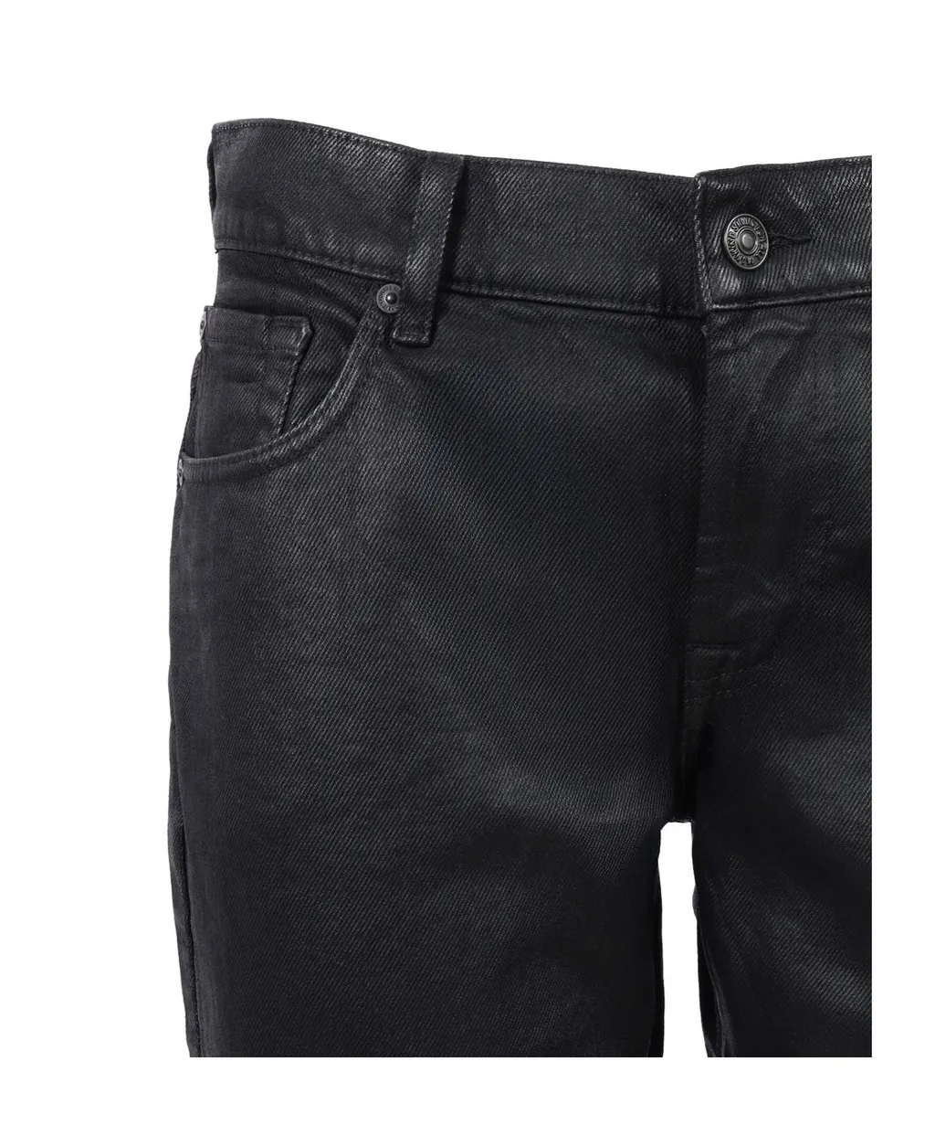 7 For All Mankind Coated Flared Jeans