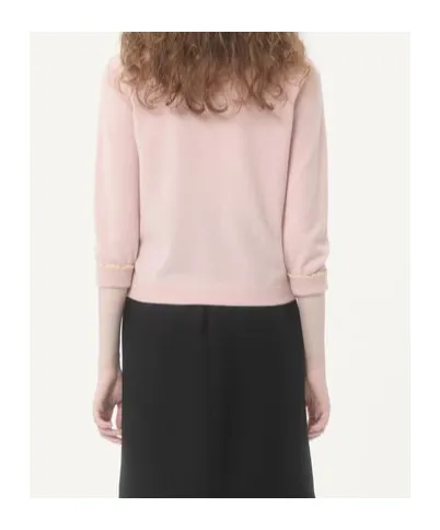 Valentino Lace Embellished Button-Up Cardigan