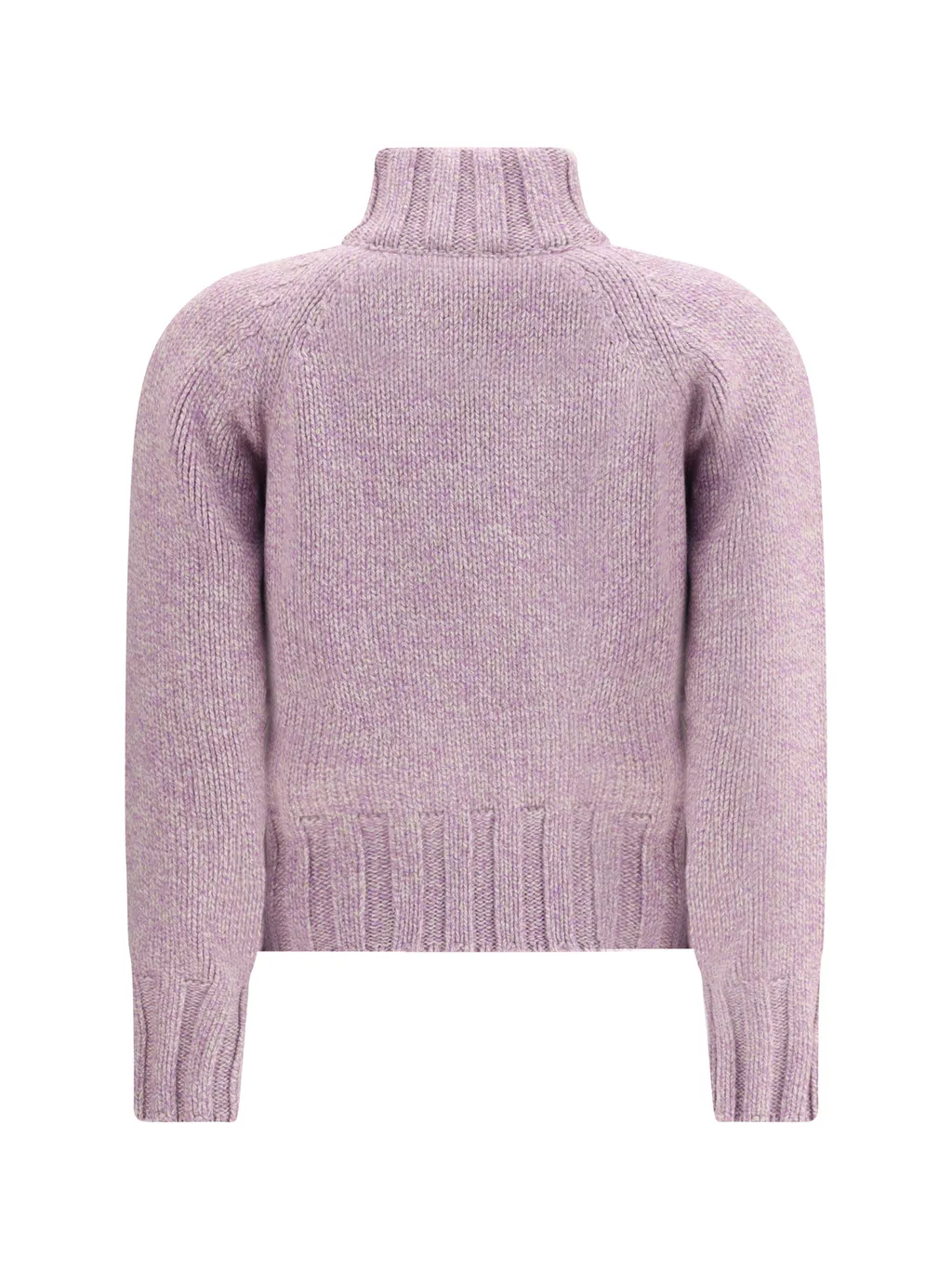 High-Neck Zip-Front Cardigan