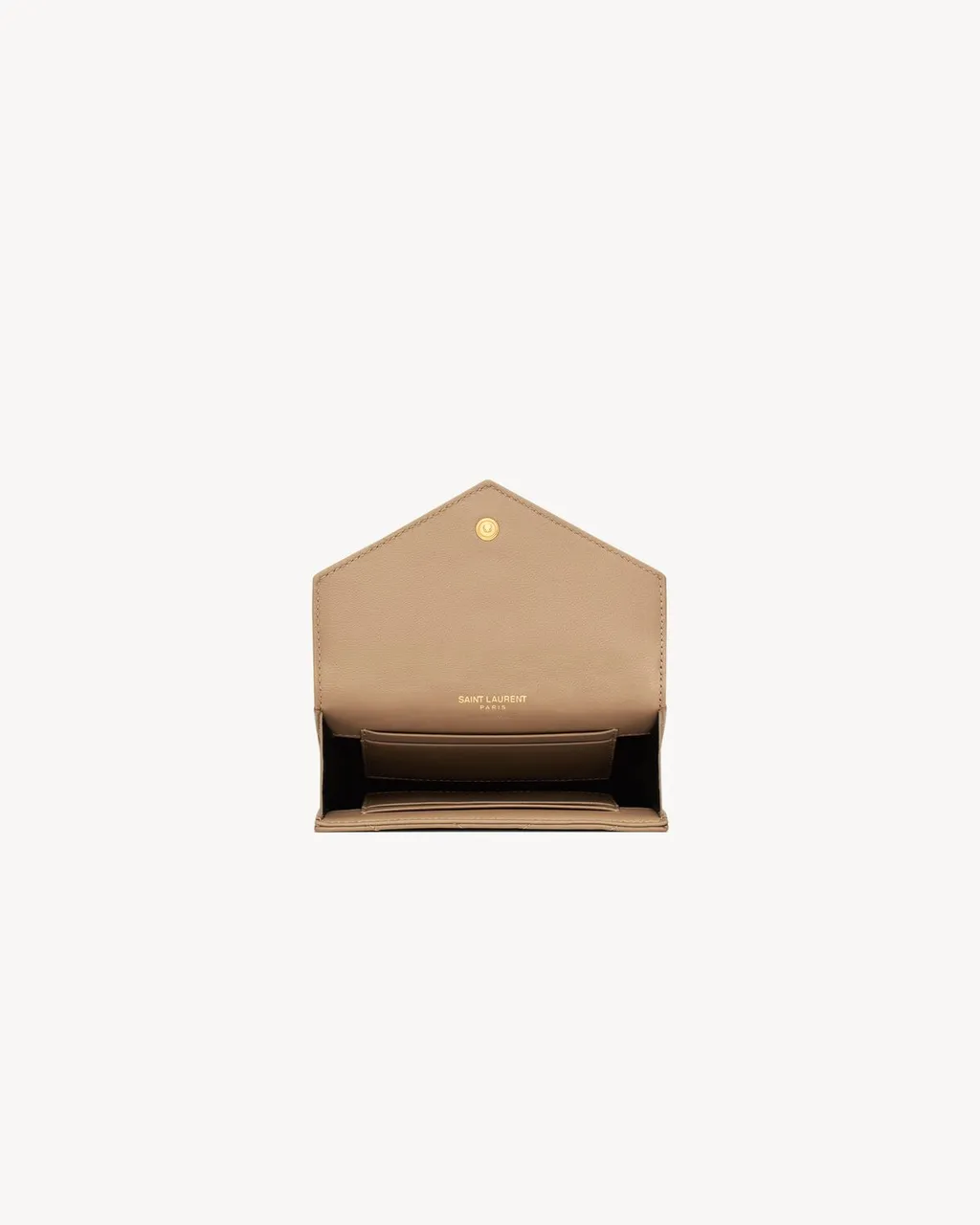 Saint Laurent Cassandre Matelassé Small Envelope Wallet